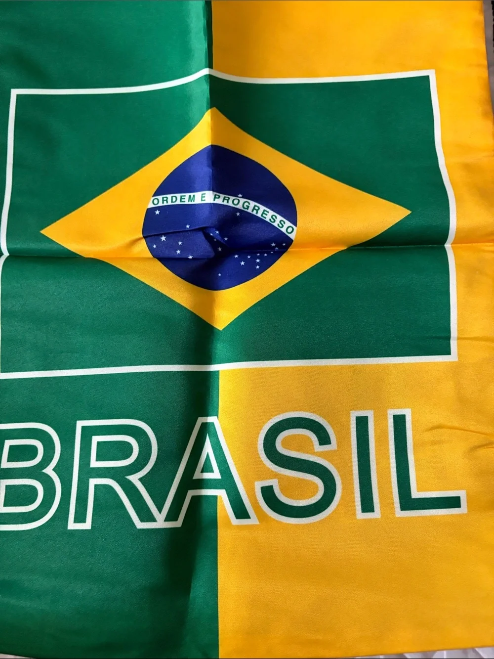 Brasil Green & Yellow Drawstring Gym Bag